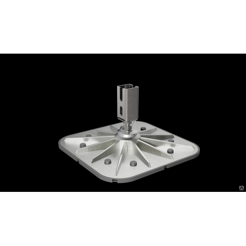 Кровельная опора SOLID FOOT 350х350 с вертикальным кронштейном б/ц Кровельная опора SOLID FOOT 350х350 с вертикальным кронштейном б/ц