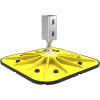 ОПОРА КРОВЕЛЬНАЯ FACHMANN SOLID FOOT 350x350 с вертикальным кронштейном