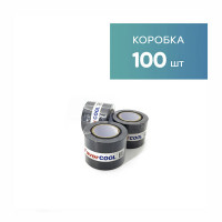 Лента для герметизации трасс кондиционера FavorCool PVC AIR с клеевым слоем 0.13mm*50mm*18m (черная), комплект 100 шт