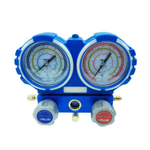 Манометрический коллектор двухвентильный Value VMG-2-R22 (Кейс)