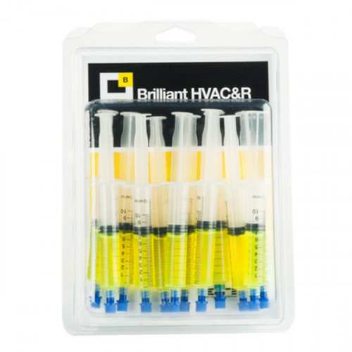 UV-краситель Errecom BRILLIANT 12 картриджей по 7,5 мл с адаптером для R134a UV-краситель Errecom BRILLIANT 12 картриджей по 7,5 мл с адаптером для R134a