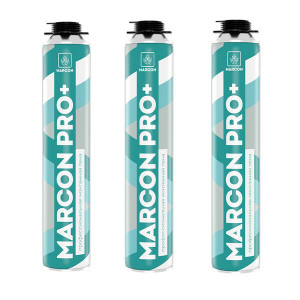 Пена монтажная профессиональная всесезонная MARCON PRO+ (комплект 3 шт.)