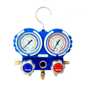 Манометрический коллектор двухвентильный VALUE VMG-2-R600-B-03