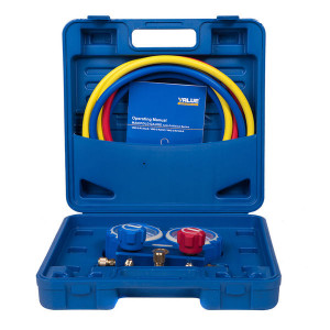 Манометрический коллектор двухвентильный Value VMG-2-R410A-B