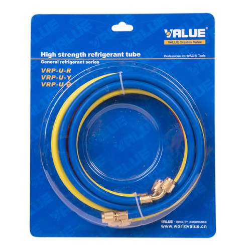 Шланги для фреона Value VRP-U-RYB (120 см) под R410a Шланги для фреона Value VRP-U-RYB (120 см) под R410a