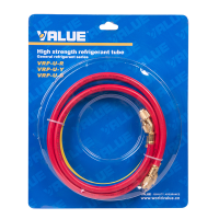 Шланги для фреона Value VRP-U-RYB (240 см) под R22, R134a, R12