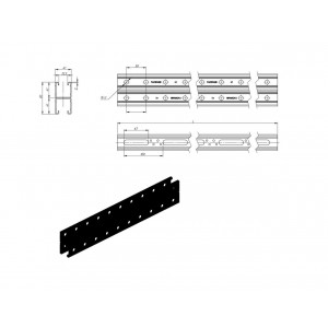 Страт-профиль  41x82x2,5x6000