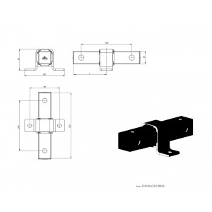 Опора SL 50x50