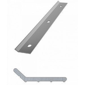 Рейка краевая алюминиевая 2м. FACHMANN