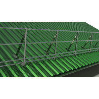 Кровельное ограждение на скатную кровлю Fachmann KO/ECO/800-2-3000