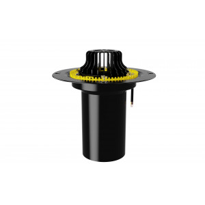 Воронка с обжимным зубчатым фланцем обогреваемая VMO Krone 160x450