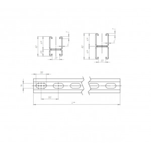 Страт-профиль 41x82x2,5х6000 г.ц.